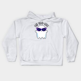 Fab-boo-bous Cute Funny Ghost Pun Kids Hoodie